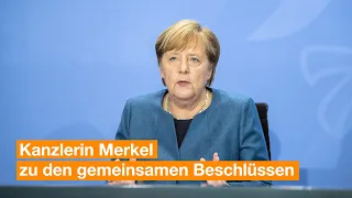 Kanzlerin Merkel: "Wir brauchen eine nationale Kraftanstrengung"