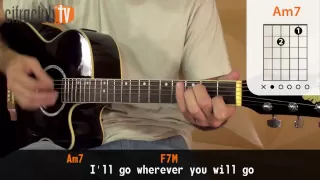 Wherever You Will Go - The Calling (aula de violão simplificada)