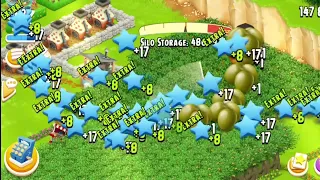 harvesting olive trees with 50% xp booster! easiest way to level up 🤩 hay day gameplay