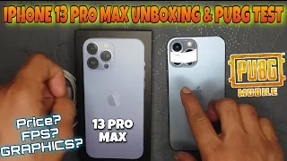 UNBOXING iPhone 13 Pro Max & PUBG Test | 90 fps? | Graphics | Price? | Electro Sam | PUBG MOBILE