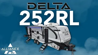 Delta 252RL: Luxury Travel Trailer that's Under 30ft & 6,500 lbs - Enjoy Pure Comfort on the Road!