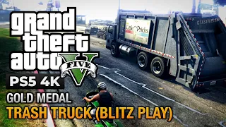 GTA 5 PS5 - Mission #38 - Trash Truck (Blitz Play) [Gold Medal Guide - 4K 60fps]