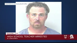St. Lucie County teacher arrested, accused of lewd conduct with student