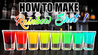 How to make Rainbow Shot! Easy recipe!