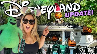 DISNEYLAND COUNTDOWN TO HALLOWEEN BEGINS! Haunted Mansion Decor + NEW Treehouse Details & MORE!