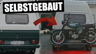 MOTORRADTRÄGER am CAMPER mit UNTERBODENBELEUCHTUNG (ist das erlaubt?)