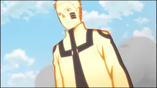 Delta terkapar dan terkoyak oleh Rasengan Naruto