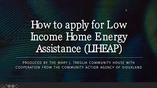 How to apply for Low Income Home Energy Assistance (LIHEAP) in Sioux City, IA