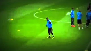 Neymar Freestyle Skills in open training 2015