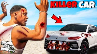 GTA 5 : Franklin & Shinchan Break Cursed Killer Car In (GTA V MOD)