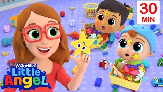 Classroom Clean Up Song + More Good Behavior Videos @LittleAngel Kids Songs & Nursery Rhymes