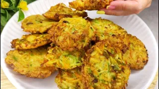 zucchini recipes | friend from Spain taught me how to cook this delicious zucchini. Crispy zucchini