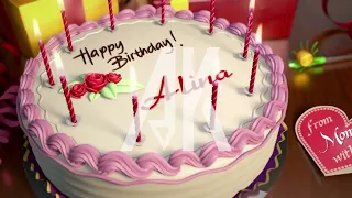 Happy Birthday Alina - Birthday Cake with the Name Alina on it