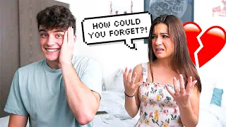 FORGETTING OUR 4 YEAR ANNIVERSARY PRANK! *She Cried*