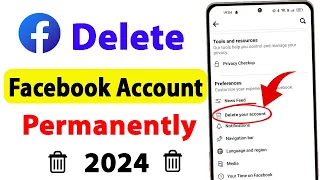 How to Delete Facebook Account Permanently 2024 | Facebook Account Delete karne ka tarika 2024