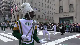 St. Patrick's Day Parade~2019~NYC~Jefferson Davis HS Marching Band~NYCParadelife