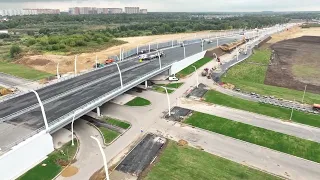 Строительство трассы М12 нулевой этап. От Салтыковской улицы  (СВХ) до  трассы А-107 "Малая Бетонка"