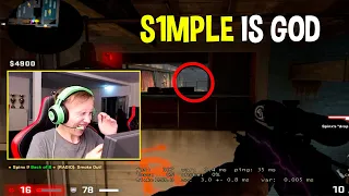 CSGO PROS AND STREAMERS REACT TO S1MPLE PLAYS #4