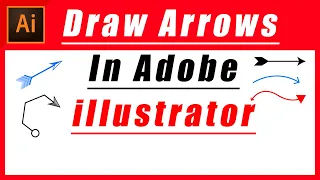 How to Draw an Arrow in Illustrator | Draw Curved Arrow Illustrator | Arrow in illustrator cc