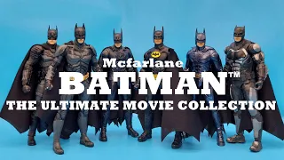 McFarlane Toys BATMAN™ THE ULTIMATE MOVIE COLLECTION 6 PACK Action Figure Review DC Multiverse