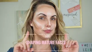 How To Contour & Highlight for Mature Faces || Basics 101 - Elle Leary Artistry