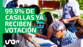 Elecciones 2023: 99.9% de casillas ya reciben votación en Estado de México y Coahuila