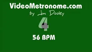 56 BPM Human Voice Metronome by Jim Dooley