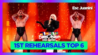 🇸🇪Eurovision 2024 - My Top 6 (Big 5 + 🇸🇪Sweden) 1st Rehearsal