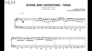 Lennie Tristano - Tania (Left Hand Walking Bass Exercise) - Transcription