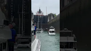 Entering Lock #5 in the Welland Canal on July 2, 2023 #shorts