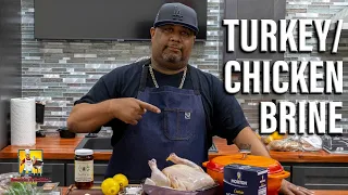 How to Make the BEST Turkey/ Chicken Brine | Super Juicy Yard Bird