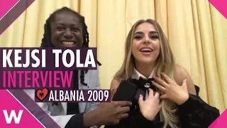 Kejsi Tola (Albania 2009) Interview @ Tirana | wiwibloggs