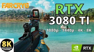 RTX 3080 TI FAR CRY 6 - 1080p 1440p 4K 8K