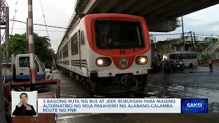 3 bagong ruta ng bus at jeep, bubuksan para maging alternatibo ng mga pasahero ng... | Saksi