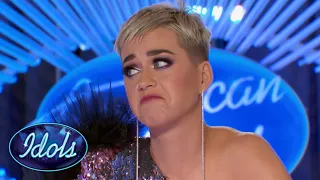 Katy Perry Gets Emotional As Singer Auditions With Original Song On American Idol | Idols Global