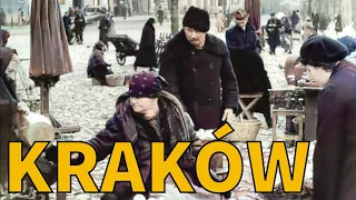 Przedwojenny Kraków. Film przedstawia życie w Krakowie