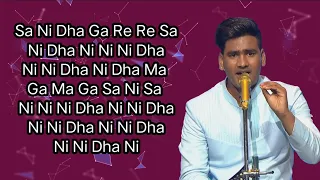 Chaap Tilak Sab Cheeni | Sunny Indian Idol Season-11 | Full Lyrics With Sargam..