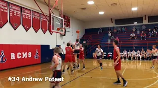 RCMS 7th & 8th Grade Lakers vs Wayne County Middle School Boys Basketball Highlights