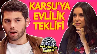 Karsu'ya Yayın Sırasında Eren Alıcı'dan Evlenme Teklifi | Uykusuzlar Kulübü - Okan Bayülgen