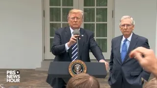 WATCH: President Trump makes announcement from White House Rose Garden