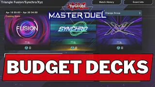 Play THESE BUDGET DECKS for the Master Duel Event! Fusion, XYZ Synchro Event ...