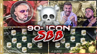 KOMPLETT RIP… ☠️ 90+ ICON DISCARD Squad Builder BATTLE ⭐️ FIFA 22 SBB