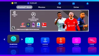 eFootball 2024 PPSSPP TM Arts Real Faces New Kits Camera PS5 new Stadium Graphics HD Android Offline