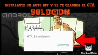 Solucion a autos, armas o skins dff que me cierran el GTA SA android