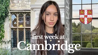 My First Week at Cambridge University & book recommendations from students (vlog)