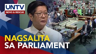Pang. Marcos Jr., humarap sa Australian Parliament; Maritime at bilateral ties SA PH, tinalakay
