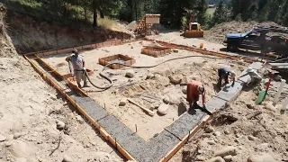 Building a House Start to Finish: Pouring Concrete Footings