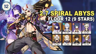 2.7 Spiral Abyss (Floor 12) - Raiden National Team C0 + Mono Geo Itto C0