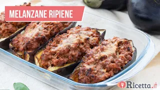 MELANZANE RIPIENE (di carne) - Ricetta.it