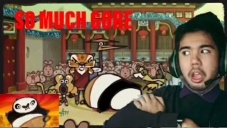 Kung Fu Gore || The Ultimate "Kung Fu Panda" Recap Cartoon Reaction